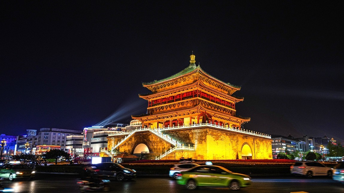 夜游--西安钟鼓楼【1】