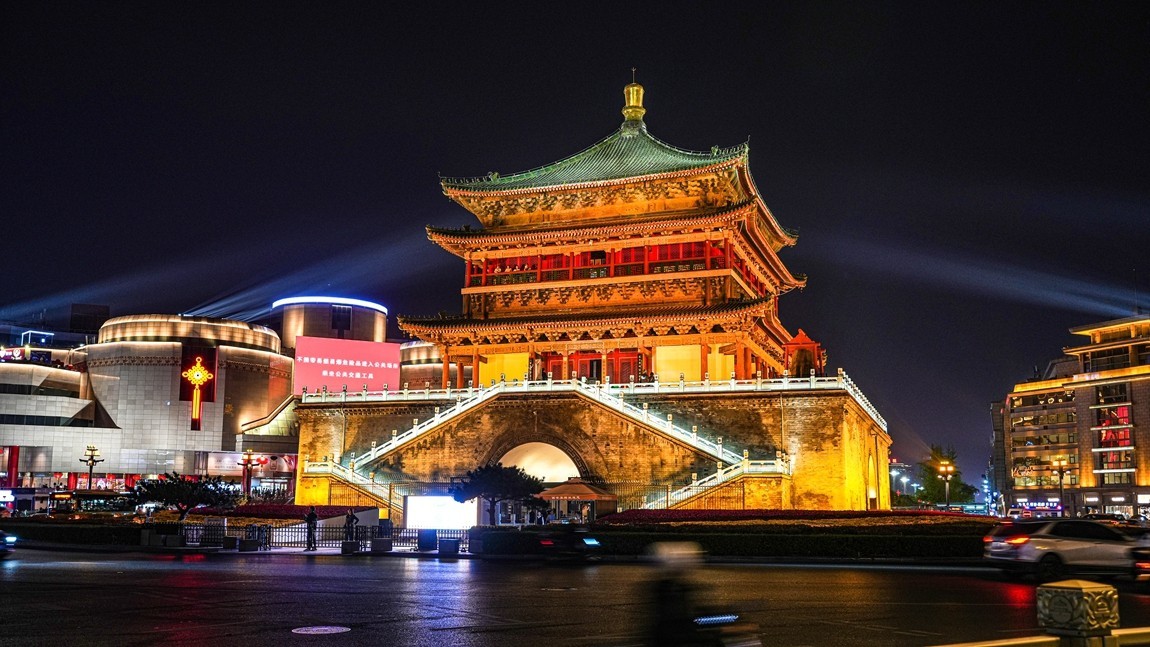 夜游--西安钟鼓楼【1】