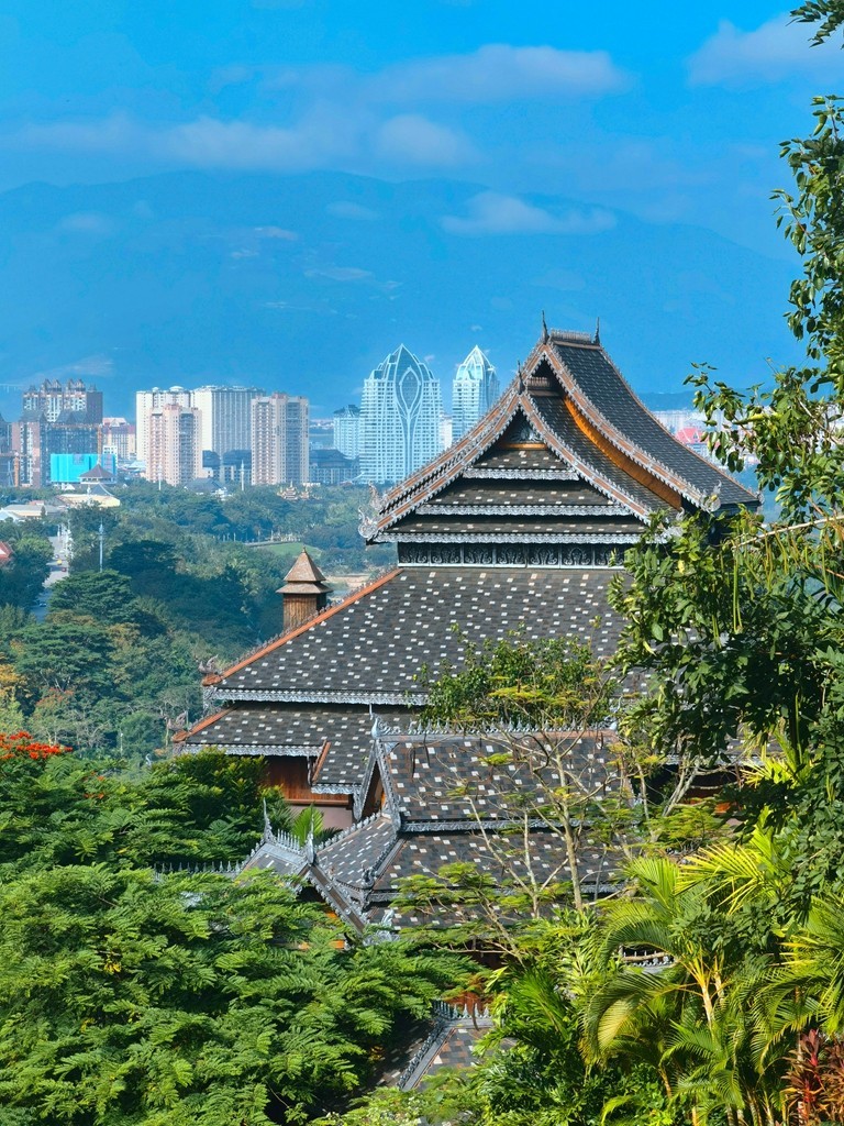 云南西双版纳城市风景