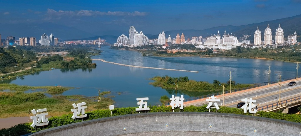 云南西双版纳城市风景