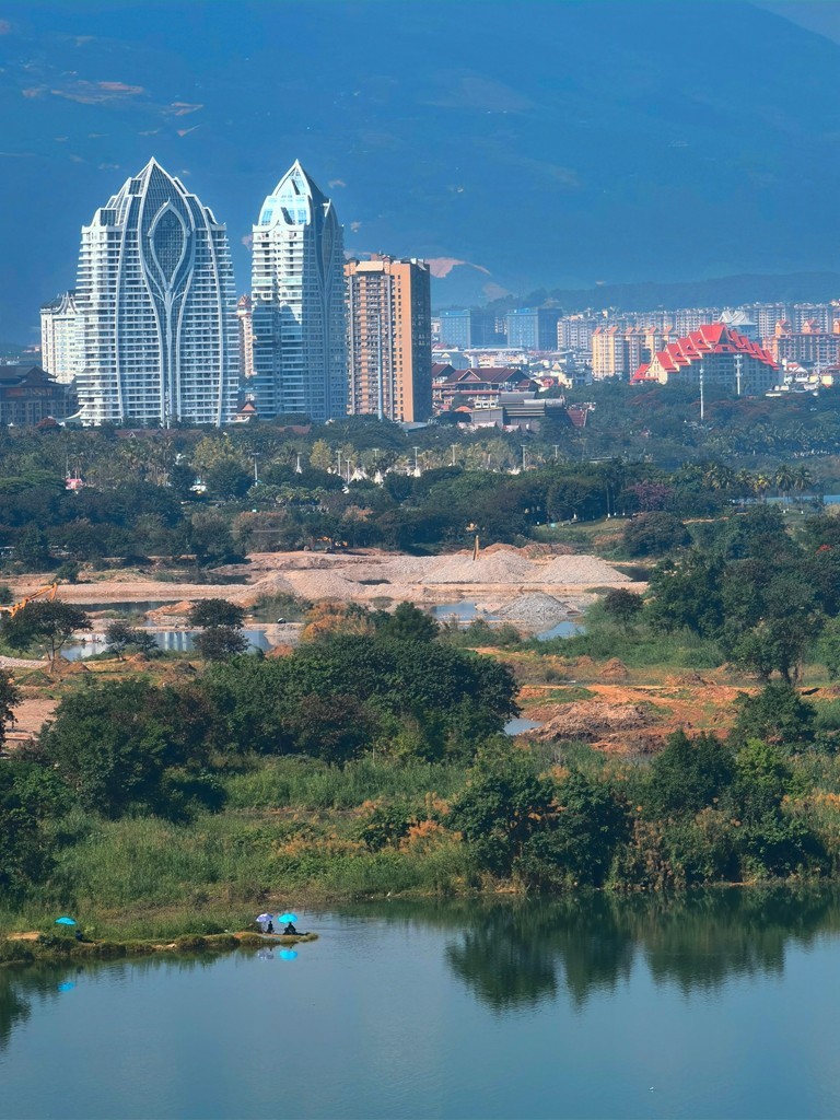 云南西双版纳城市风景