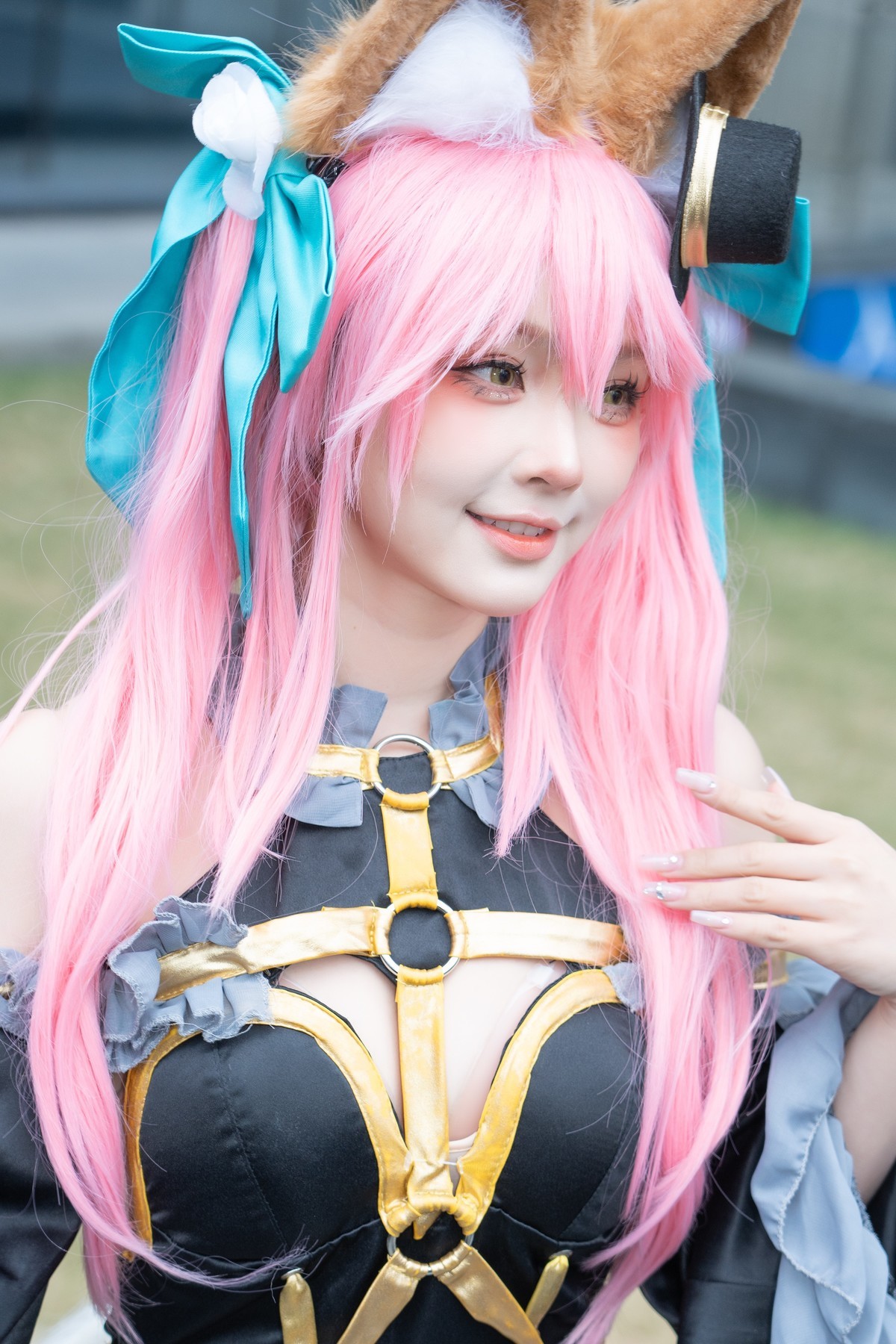 【笑容甜蜜】-漆黑魔术师玉藻前cos