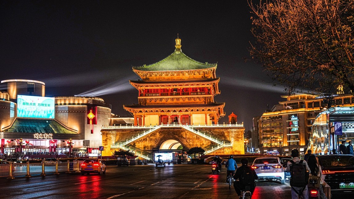 夜游--西安钟鼓楼【1】