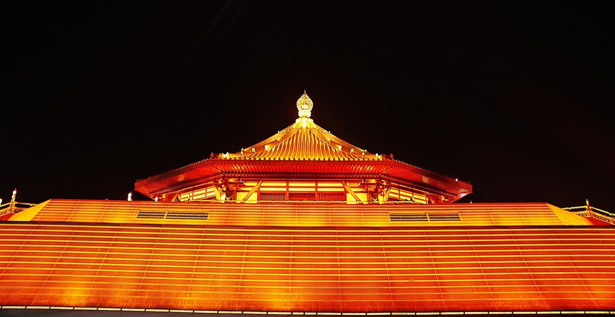 夜       明堂应天门景区