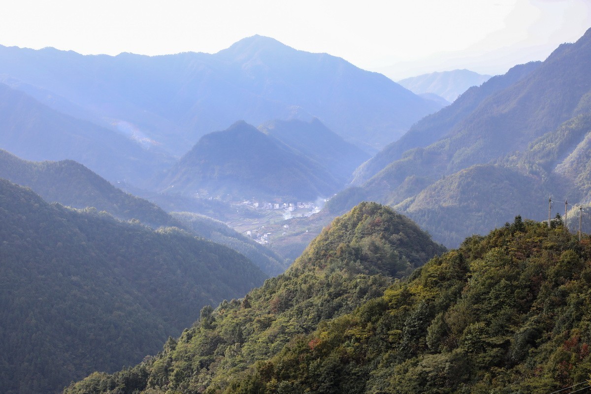 浙皖天路2-------三片叶子，长垓岭，金饭碗观景台