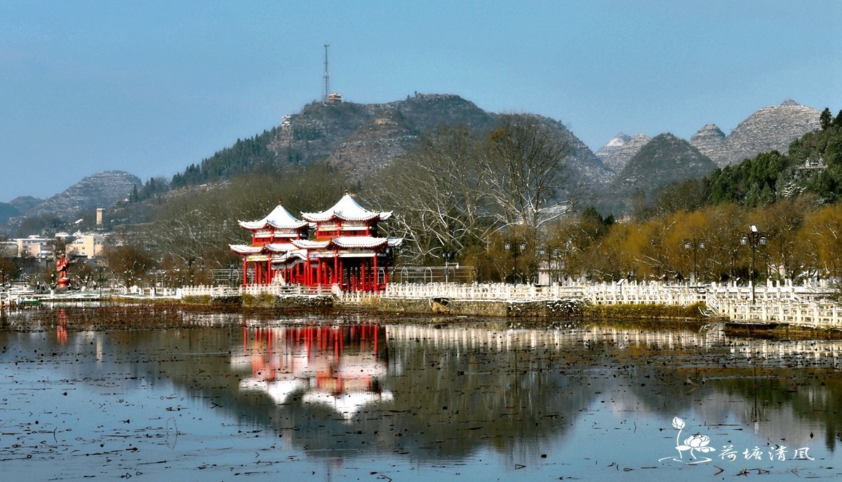 贵州省、安龙县境内风光图片。这里是南明永历皇帝住过的皇城，晚清重