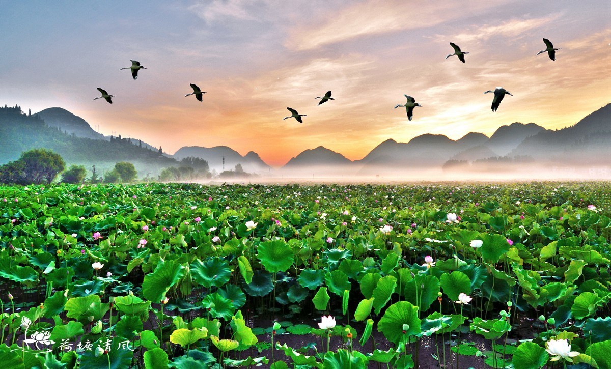 贵州省、安龙县境内风光图片。这里是南明永历皇帝住过的皇城，晚清重