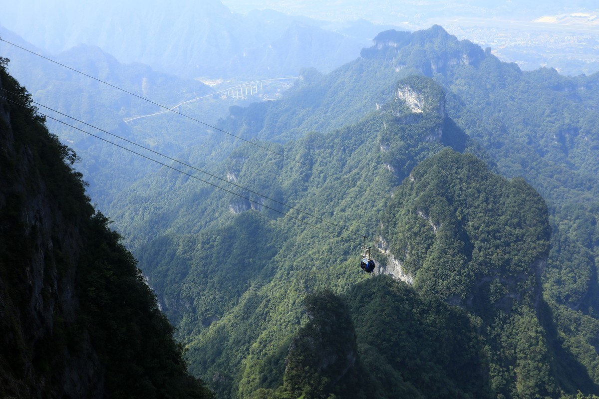 天门山顶环游
