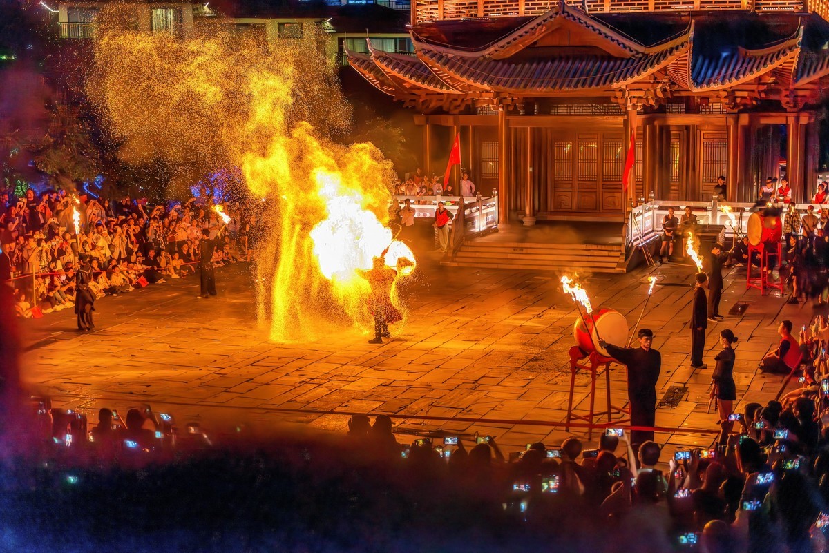 葛仙村度假区 火壶表演  第三次重新编辑上传