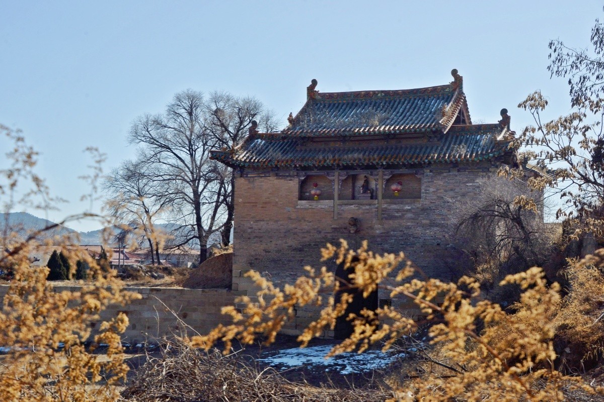 山村中的古代建筑