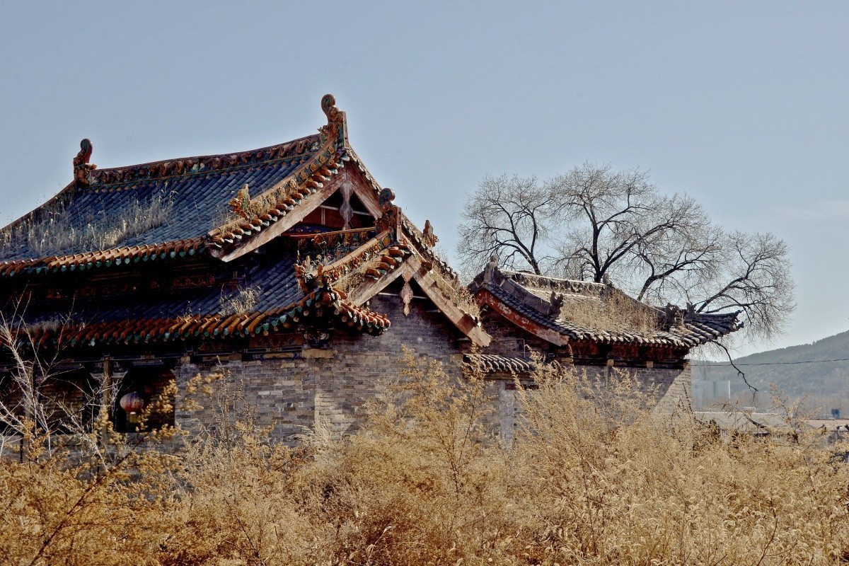 山村中的古代建筑