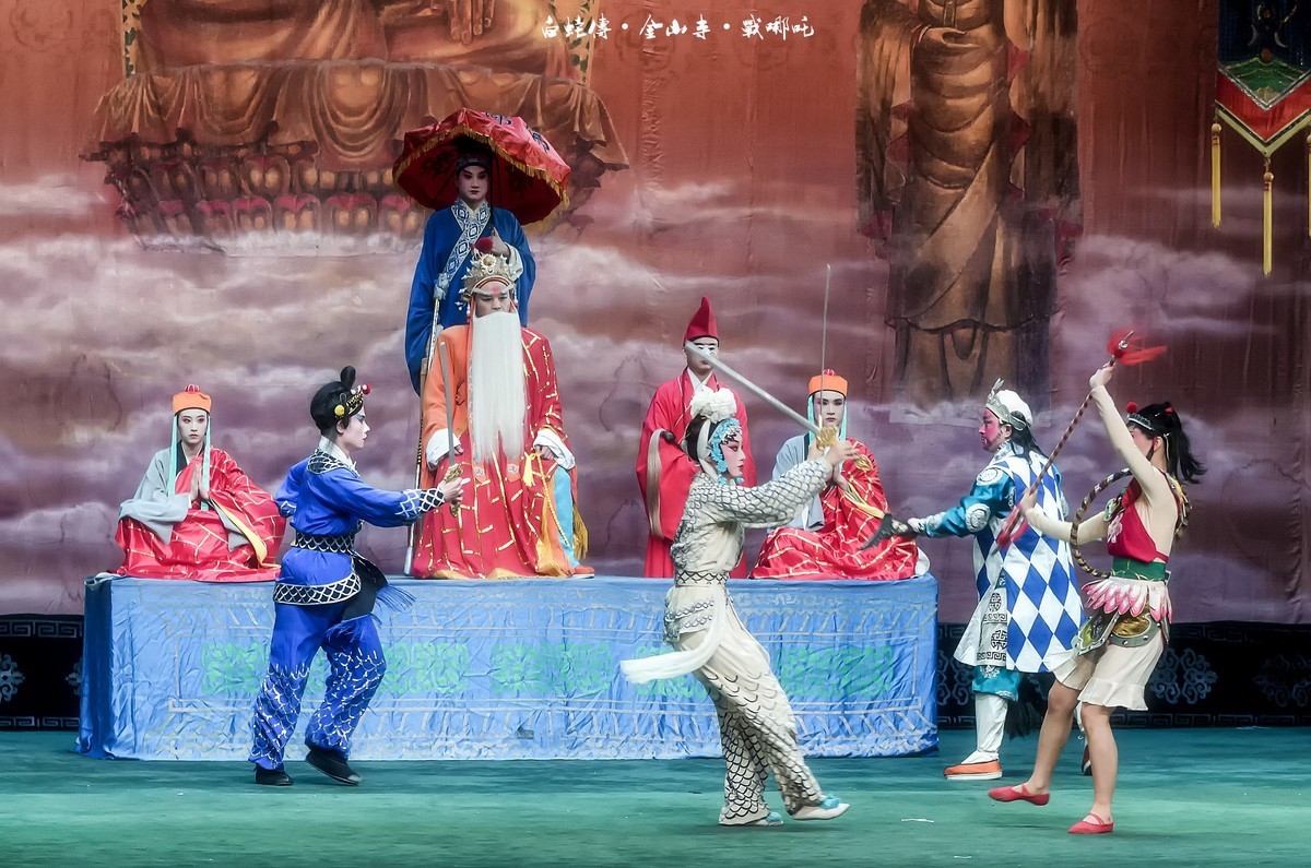 舞台摄影：传统川剧《白蛇传 》之《金山寺 · 战哪吒》