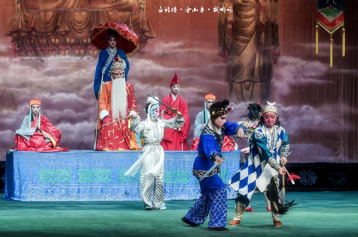 舞台摄影：传统川剧《白蛇传 》之《金山寺 · 战哪吒》