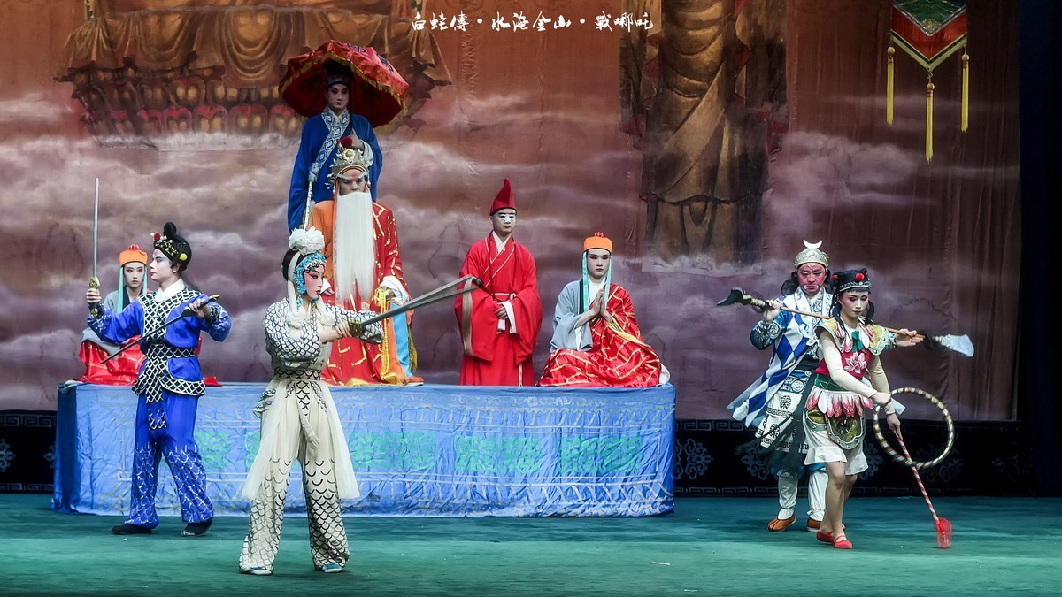 舞台摄影：传统川剧《白蛇传 》之《金山寺 · 战哪吒》