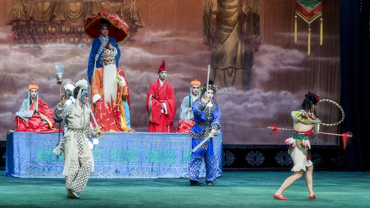 舞台摄影：传统川剧《白蛇传 》之《金山寺 · 战哪吒》