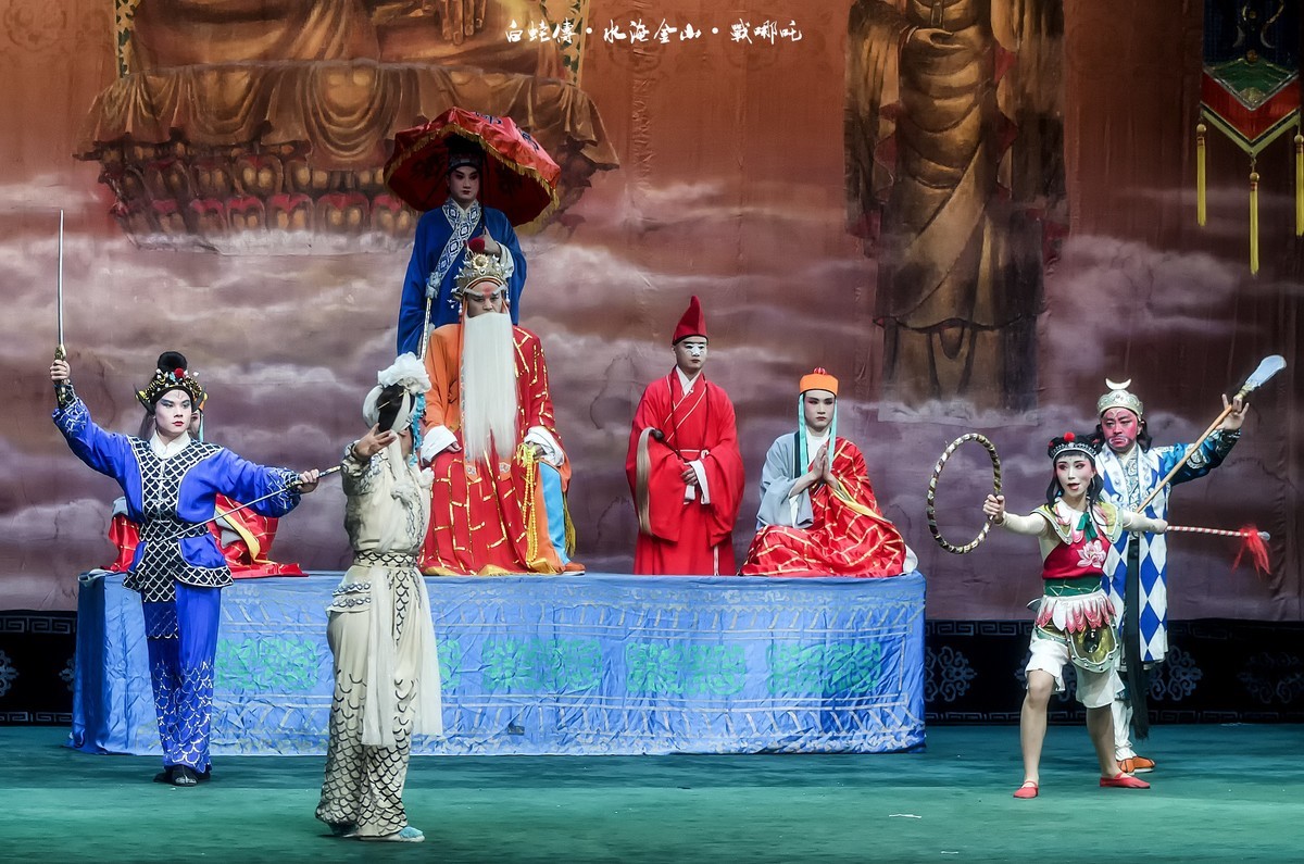 舞台摄影：传统川剧《白蛇传 》之《金山寺 · 战哪吒》