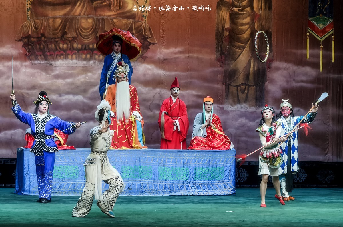舞台摄影：传统川剧《白蛇传 》之《金山寺 · 战哪吒》