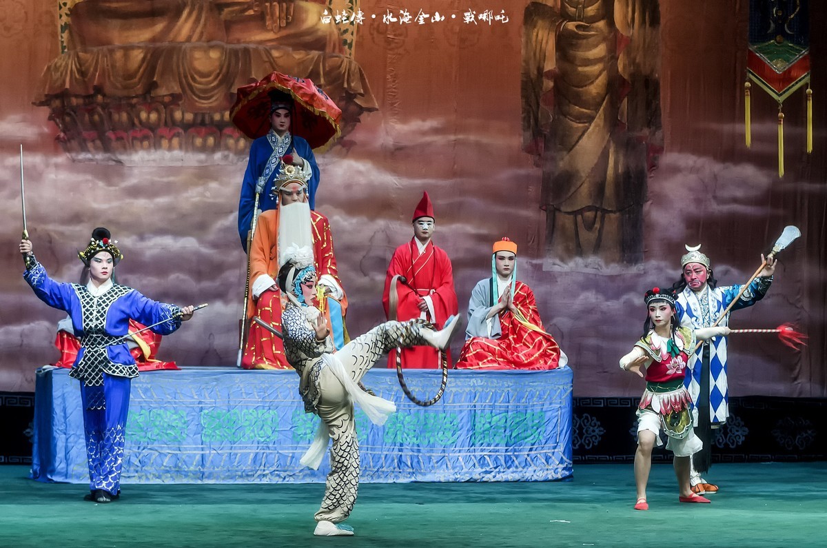 舞台摄影：传统川剧《白蛇传 》之《金山寺 · 战哪吒》