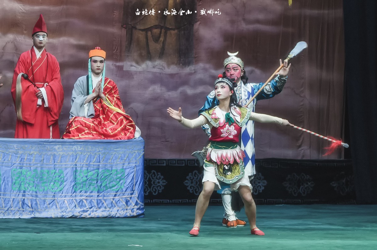 舞台摄影：传统川剧《白蛇传 》之《金山寺 · 战哪吒》