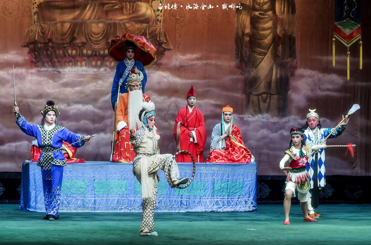 舞台摄影：传统川剧《白蛇传 》之《金山寺 · 战哪吒》