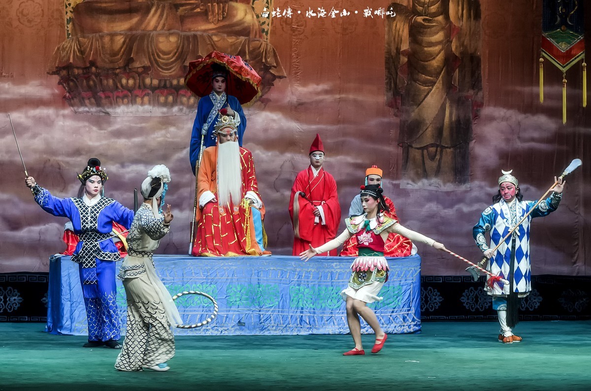 舞台摄影：传统川剧《白蛇传 》之《金山寺 · 战哪吒》