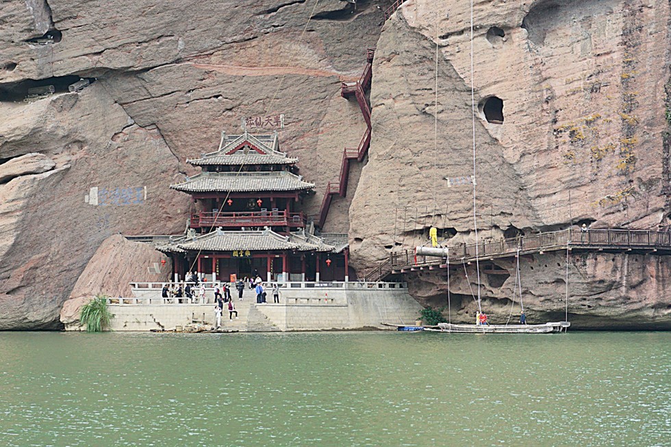 龙虎山景区  桃花洲 水上表演（一）