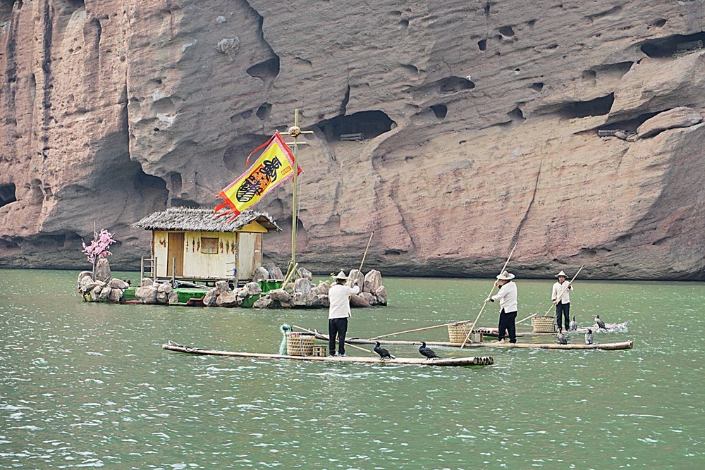 龙虎山景区  桃花洲 水上表演（一）