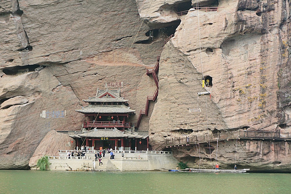 龙虎山景区  桃花洲 水上表演（一）