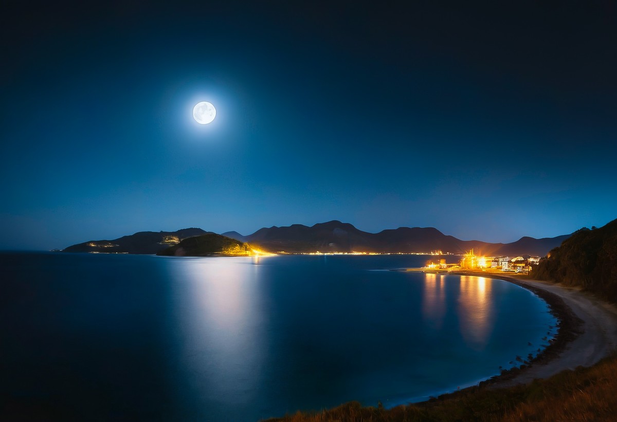 月色撩人：海岛之夜的浪漫与神秘