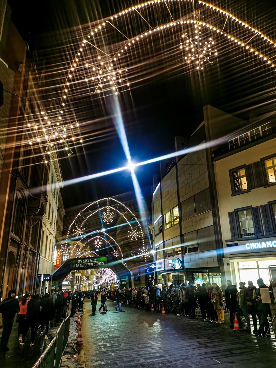 圣诞夜跑随拍（瑞士巴塞尔）