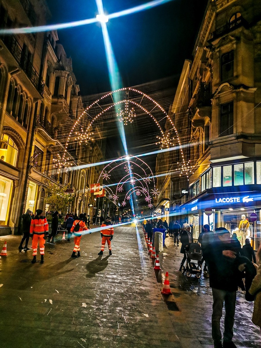 圣诞夜跑随拍（瑞士巴塞尔）