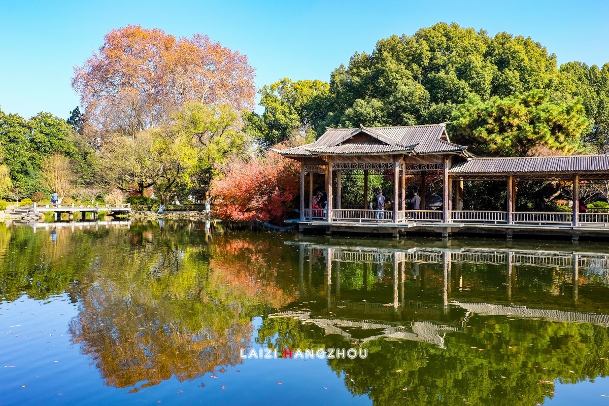 西湖秋色