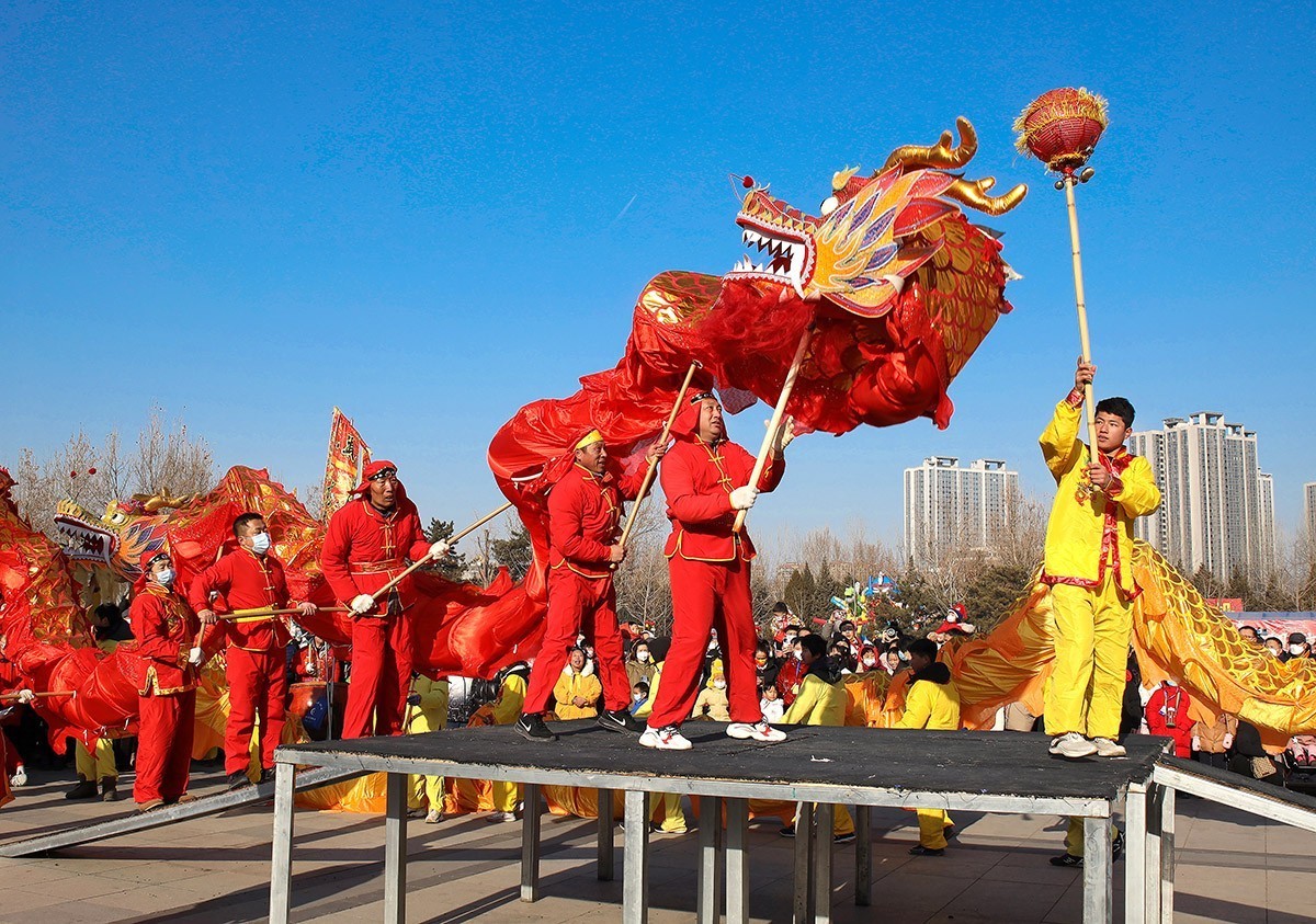#2023不一样的春节#打卡通州运河市集庙会-1
