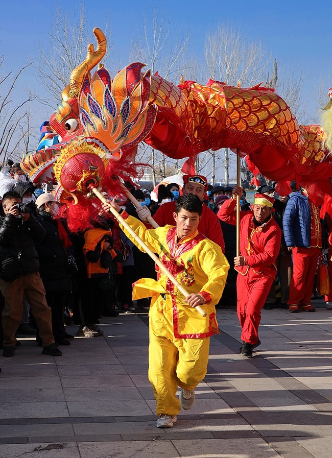 #2023不一样的春节#打卡通州运河市集庙会-1