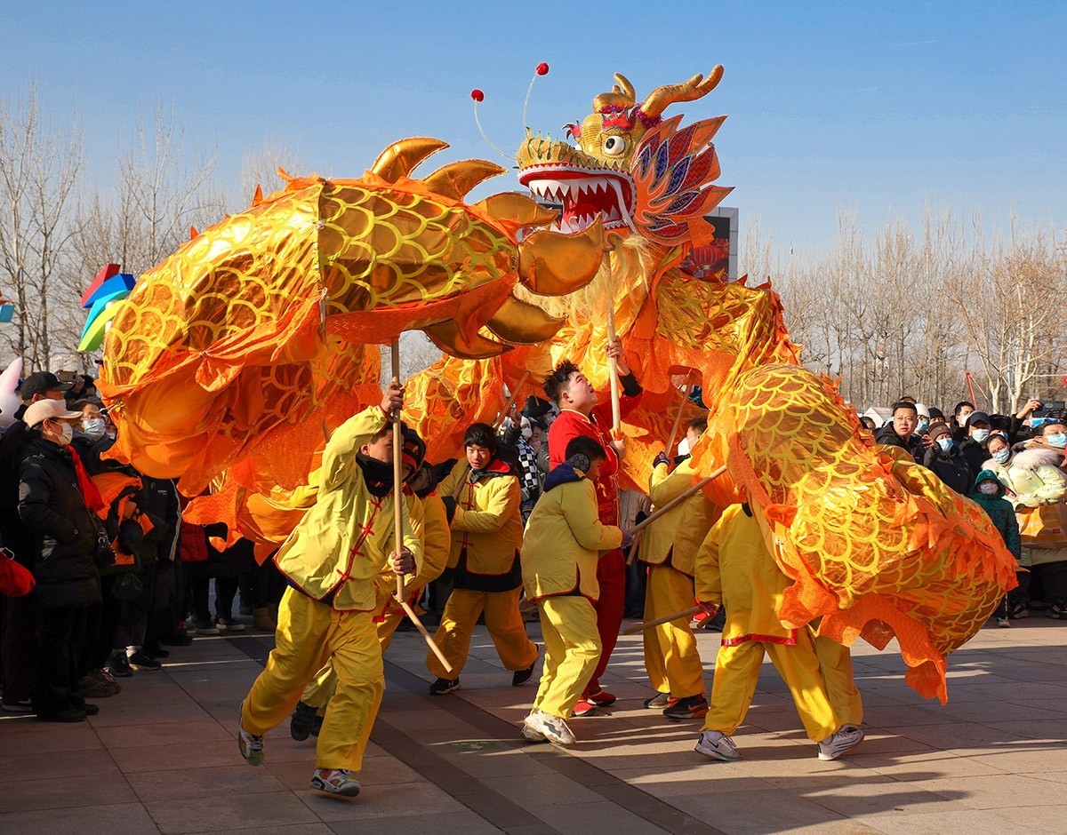 #2023不一样的春节#打卡通州运河市集庙会-1