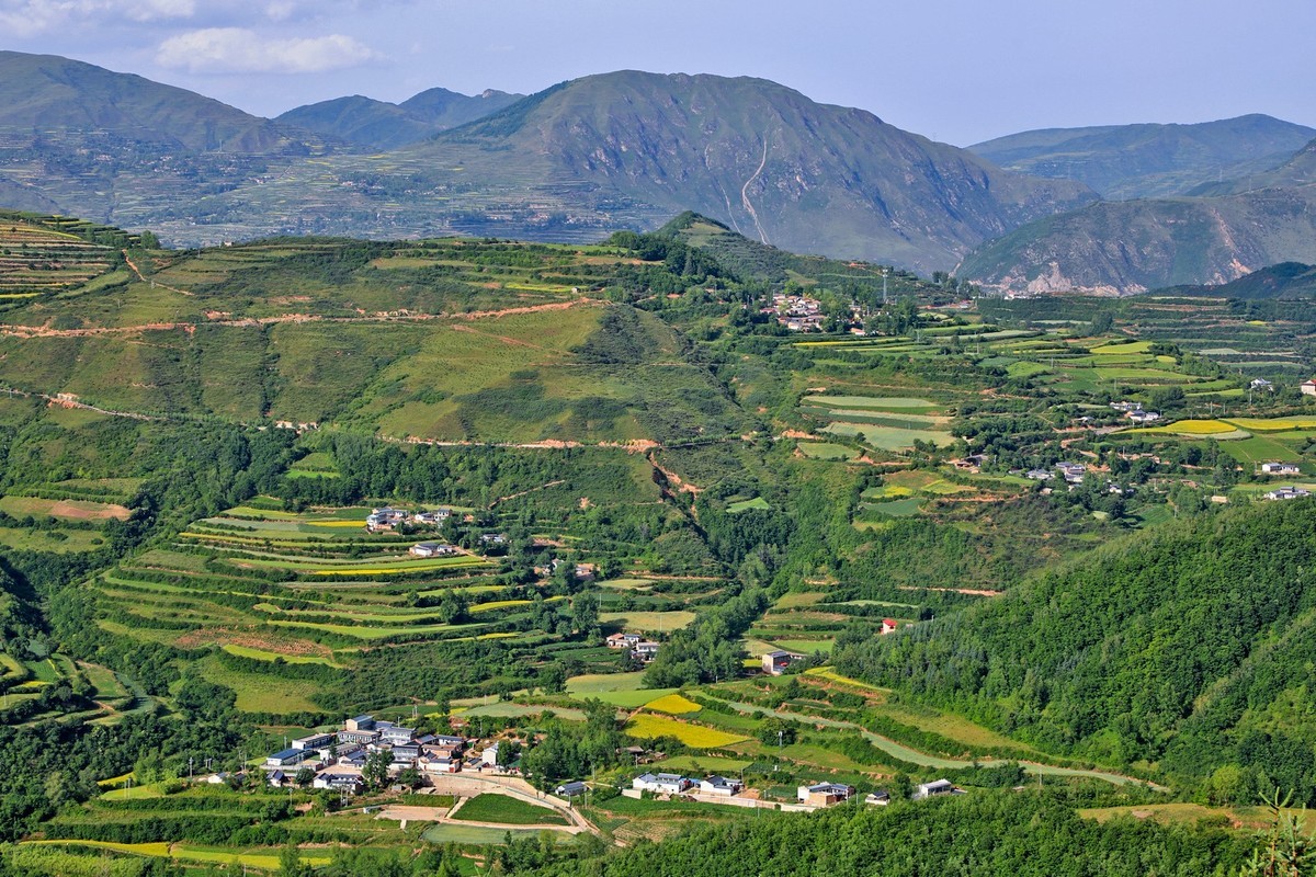 甘肃山区农村情景-中关村在线摄影论坛