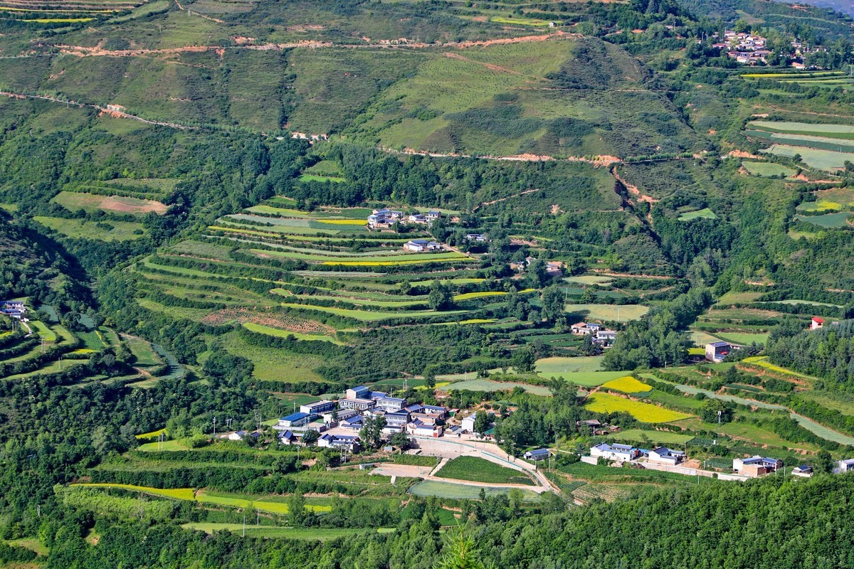 甘肃山区农村情景-中关村在线摄影论坛