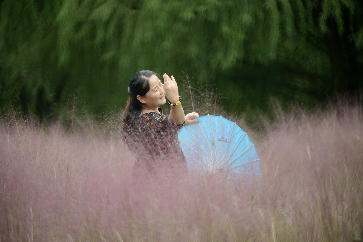 带着“模特”去扫秋