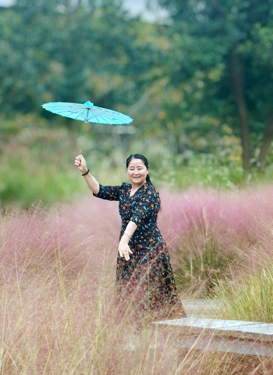 带着“模特”去扫秋