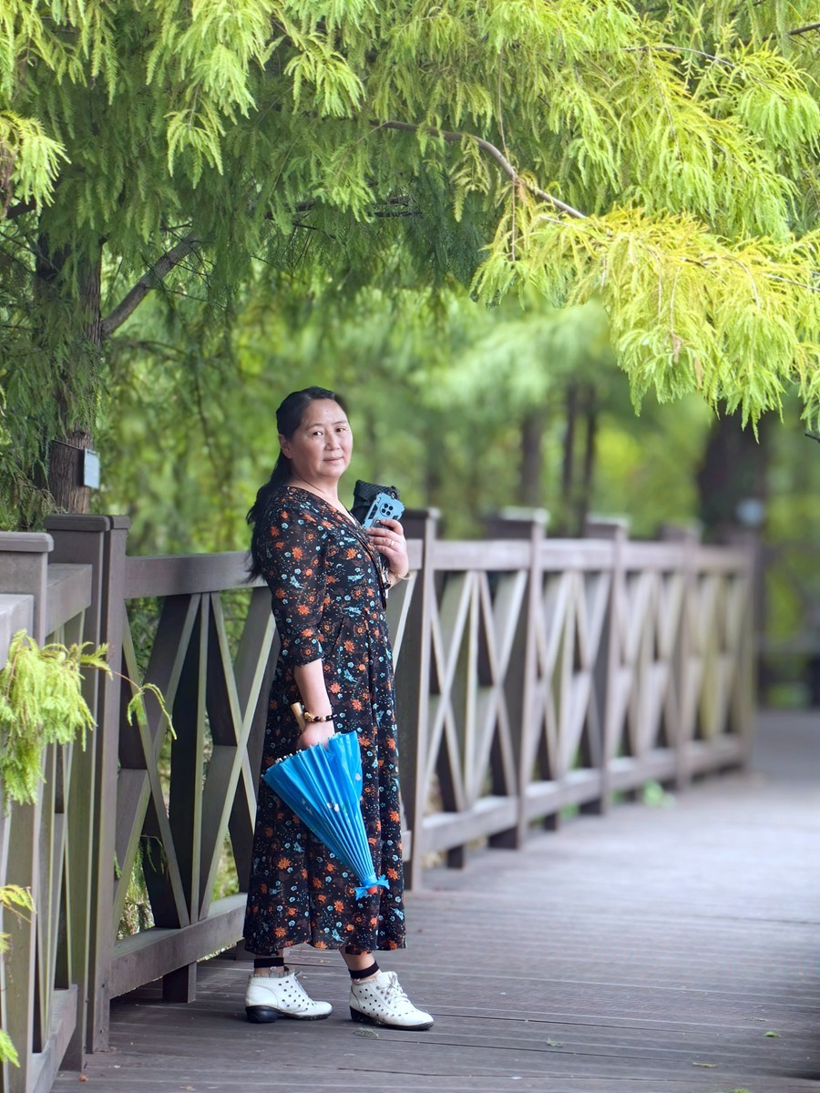 带着“模特”去扫秋