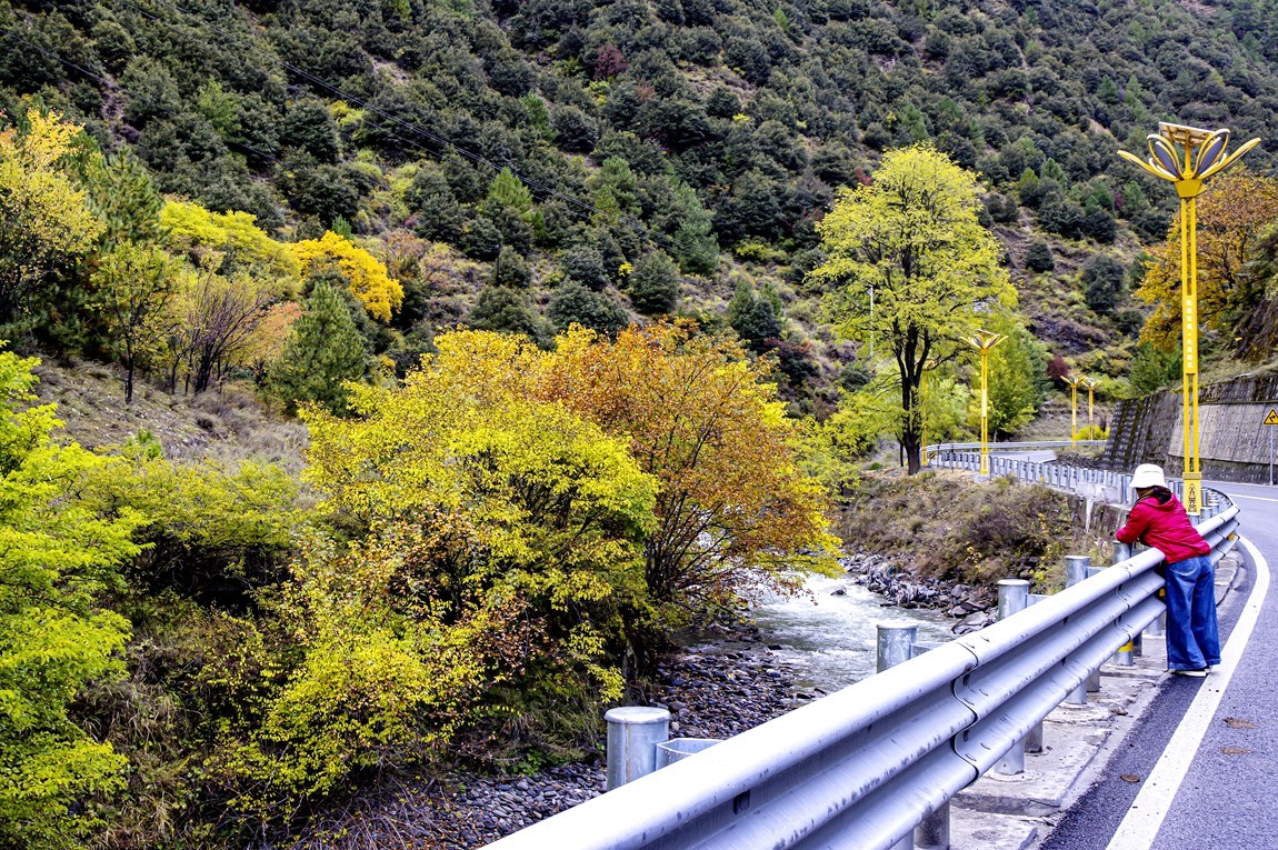 行走在318国道--甘孜--乡城县青德镇【17】