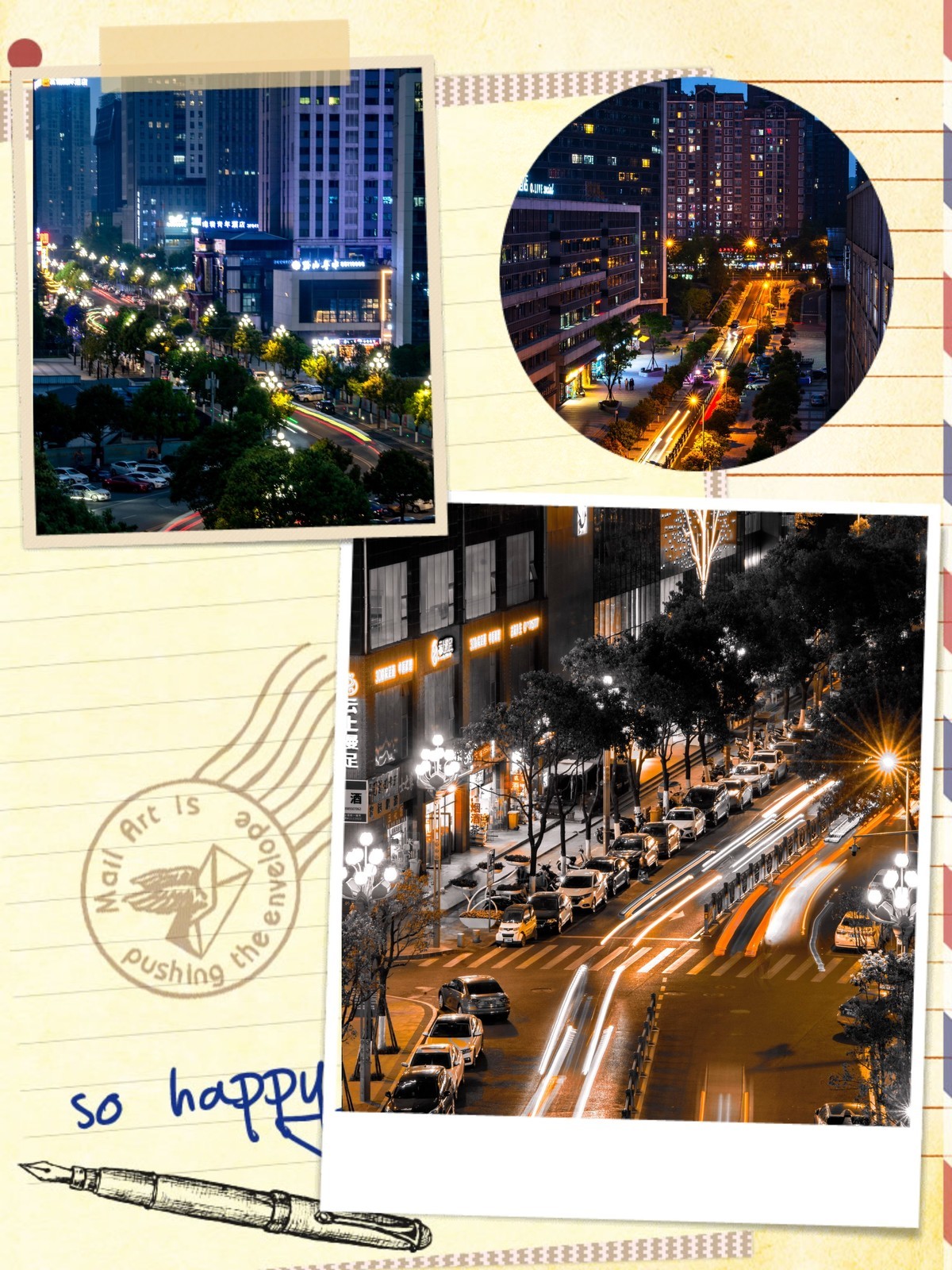 入夜---窗外的景致