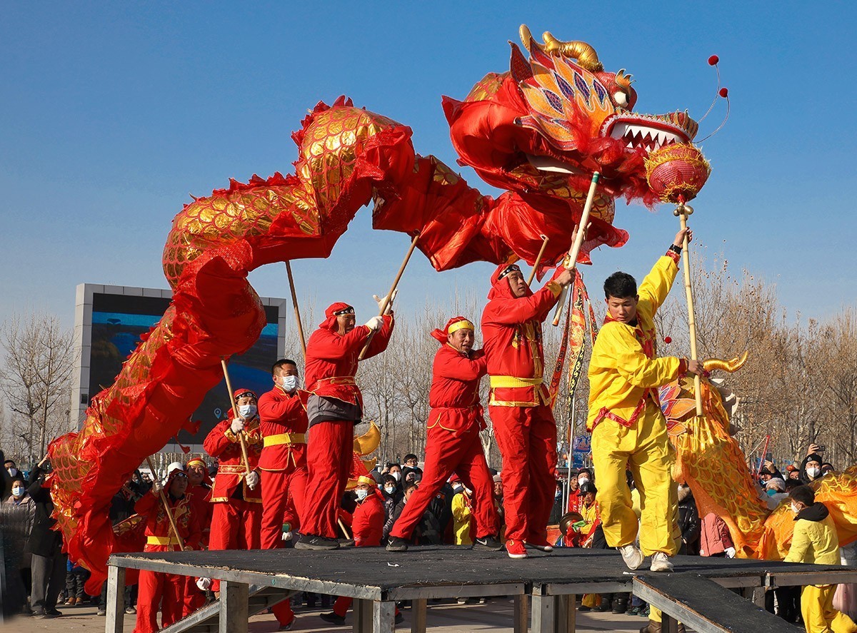 #2023不一样的春节#打卡通州运河市集庙会-1