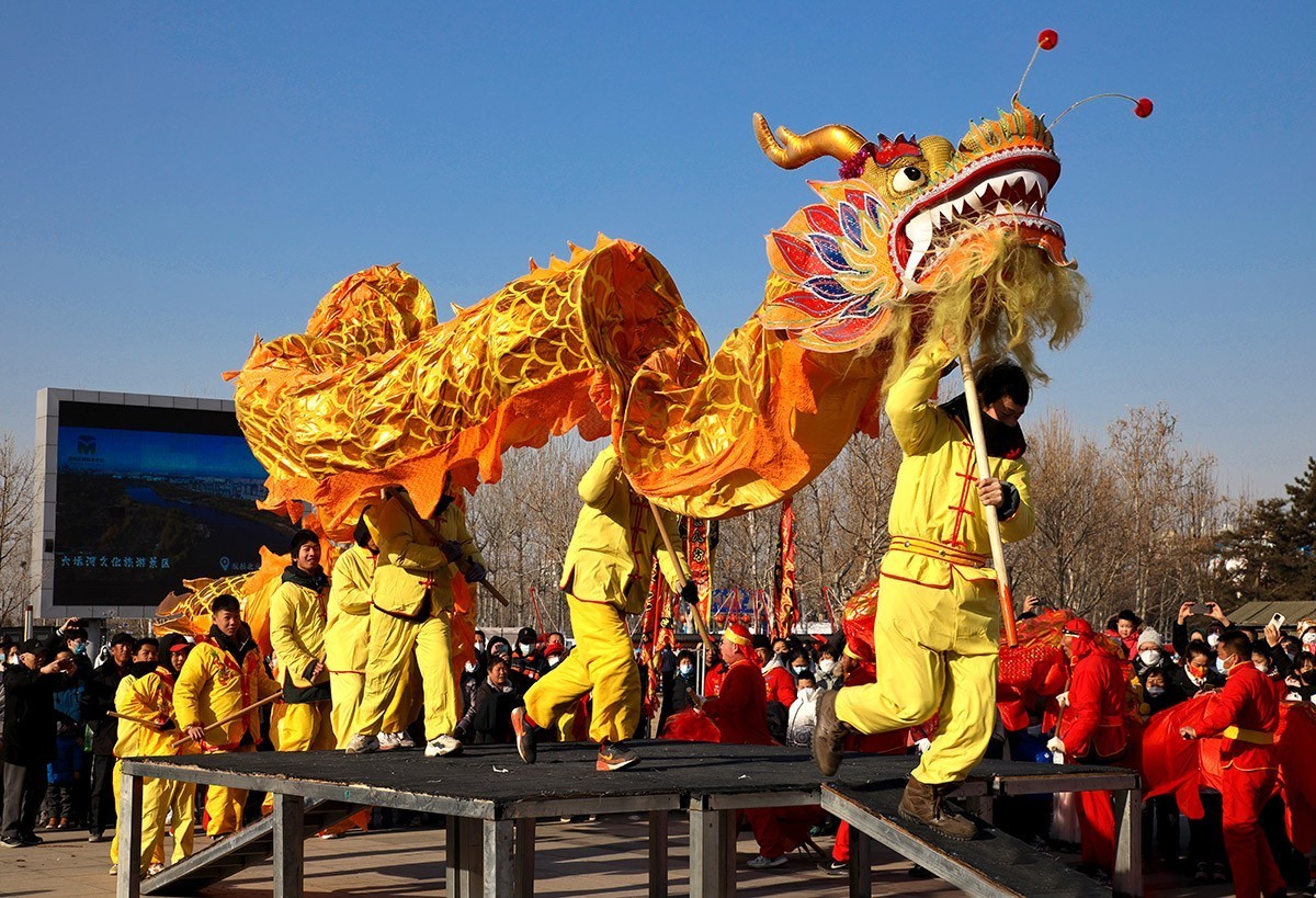 #2023不一样的春节#打卡通州运河市集庙会-1