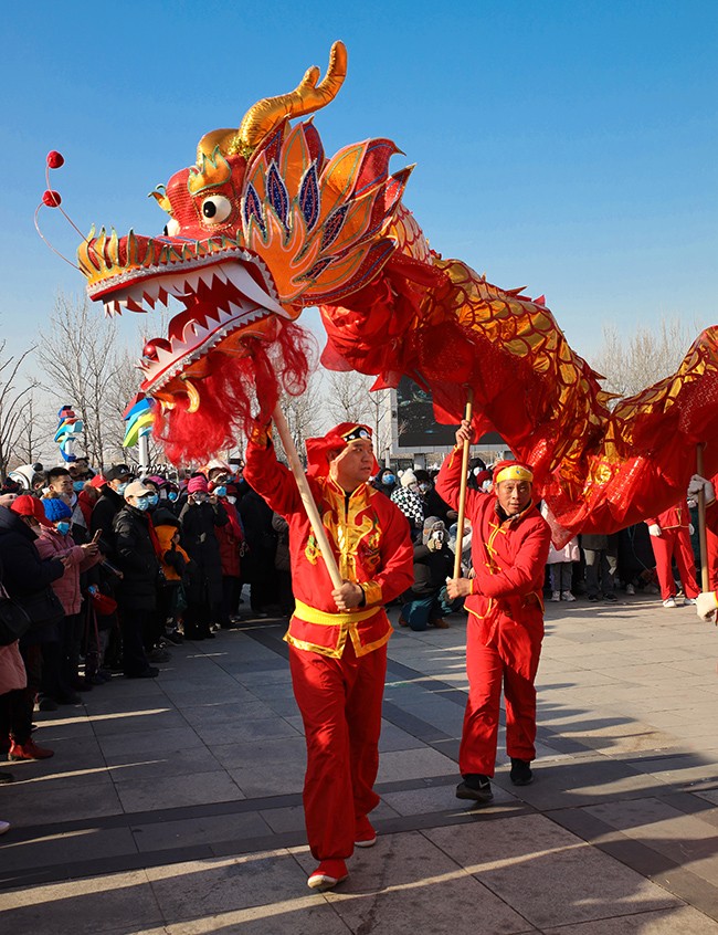 #2023不一样的春节#打卡通州运河市集庙会-1