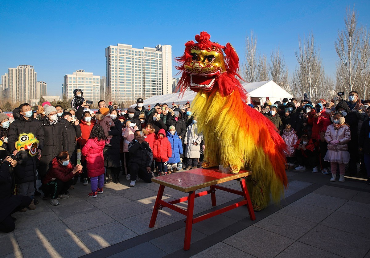 #2023不一样的春节#打卡通州运河市集庙会-1