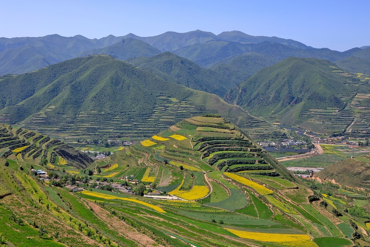甘肃山区农村情景-中关村在线摄影论坛