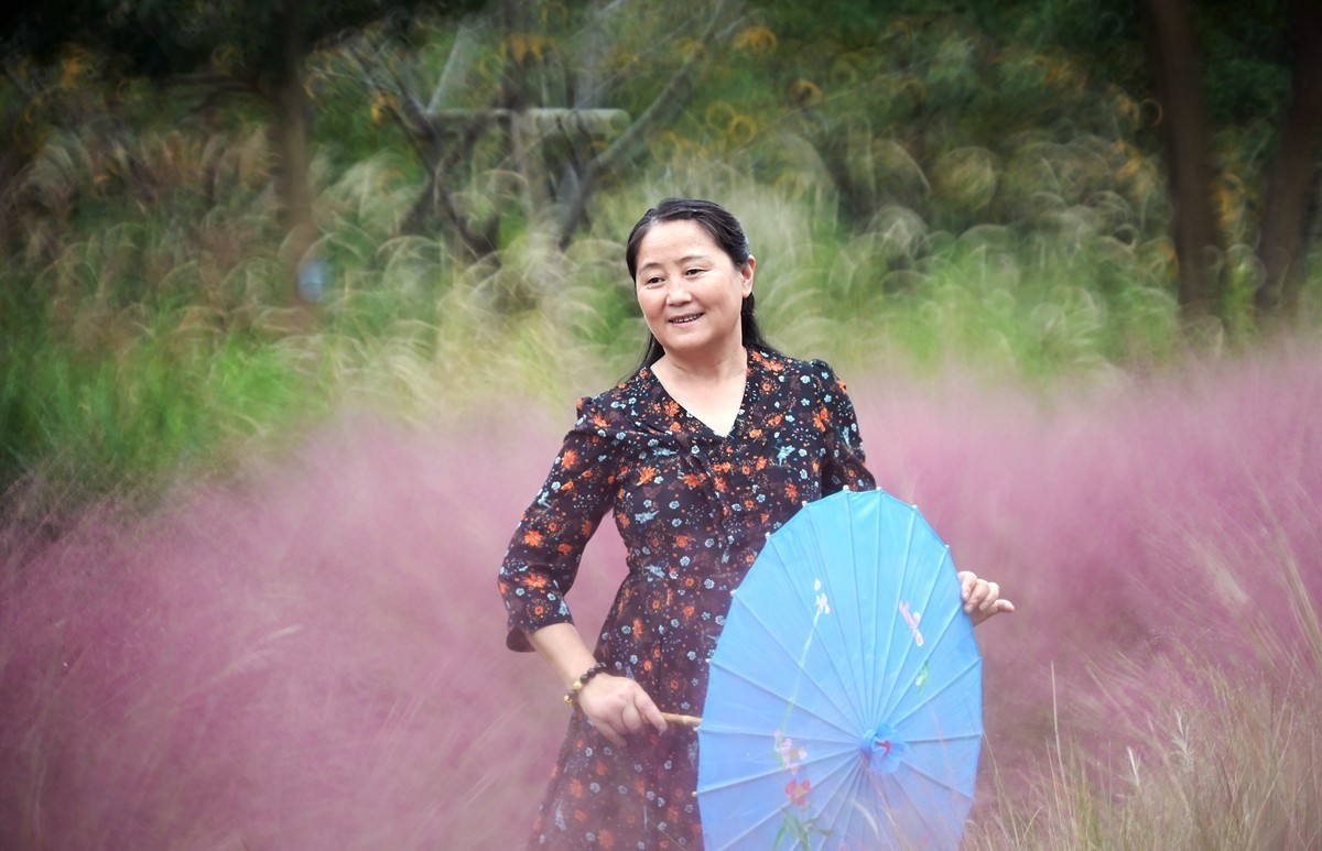 带着“模特”去扫秋