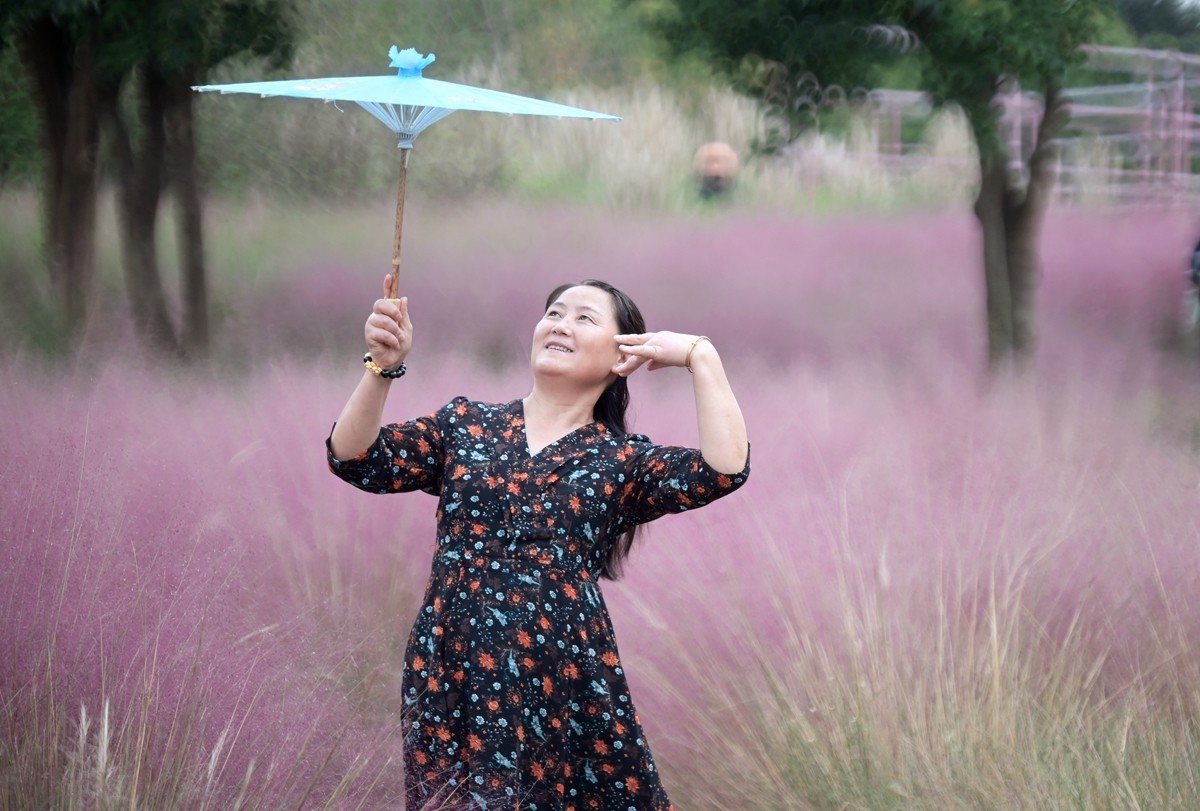 带着“模特”去扫秋