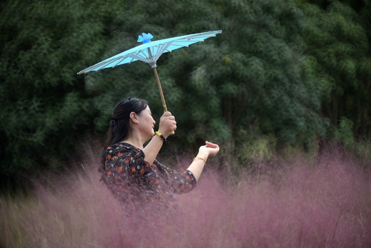 带着“模特”去扫秋